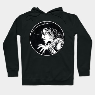 WICKED WITCH OF THE WEST - The Wizard of OZ (Circle Black and White) Hoodie